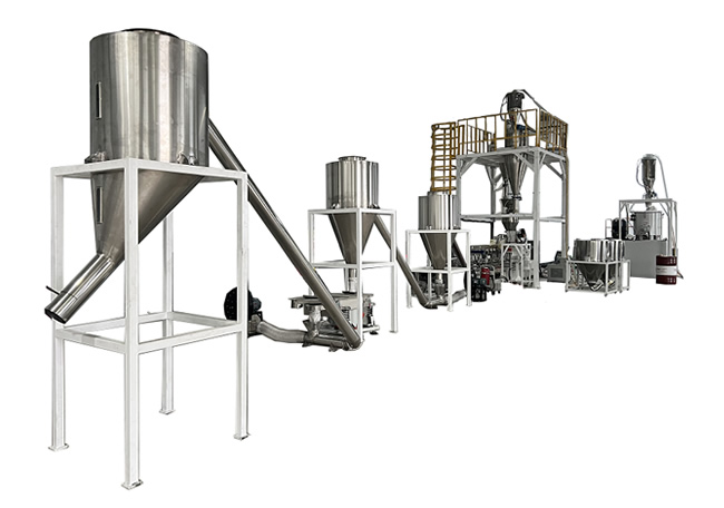 XPE Foaming Masterbatch Flat Double Pelletizing Production Line